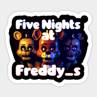 five nights at freddys scary Sticker